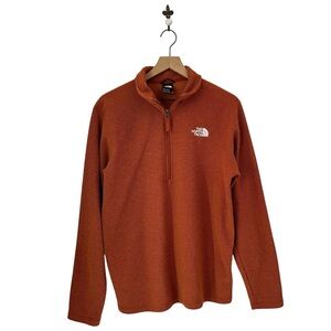 The North Face Men's Textured Cap‎ Rock 1/4 Zip Pullover Sweatshirt Size Medium